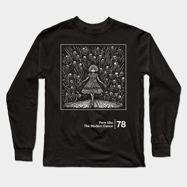 Pere Ubu / Graphic Design Fan Artwork Long Sleeve T-Shirt by saudade